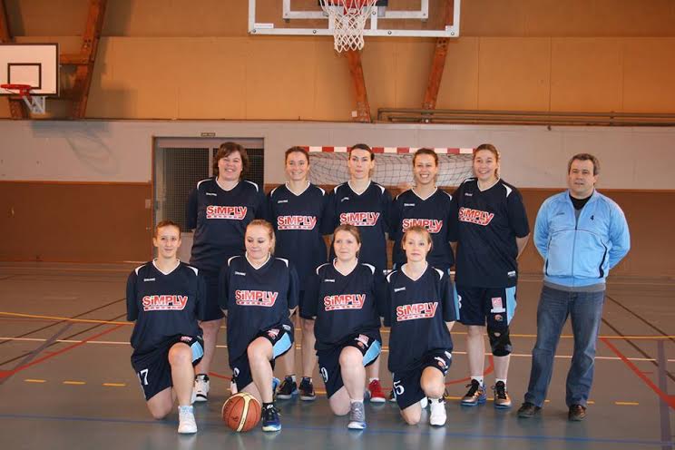 L'équipe d'Excellence Régionale Féminine des Cheminots Amiens Sud Basket Ball