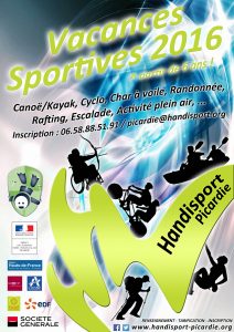 Affiche Officielle - Vacances Sportives 2016