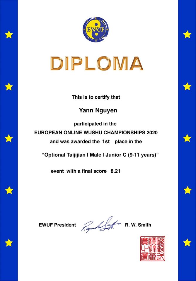 Yann Champion Europe Tajijian épée