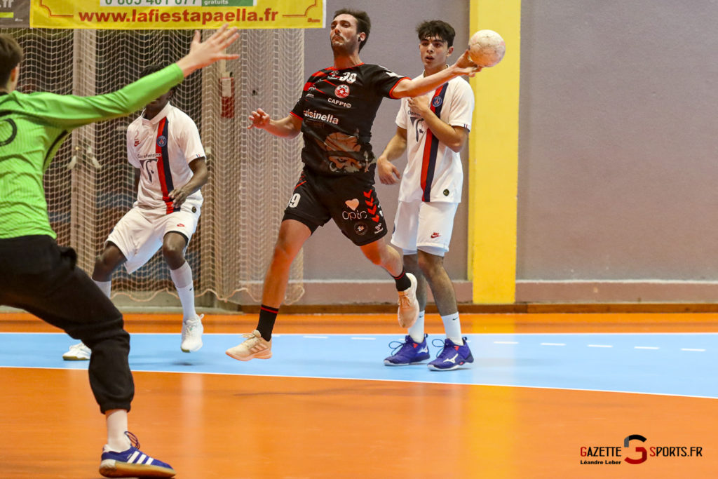 Handball Amiens Aph Vs Psg B 0033 Leandre Leber Gazettesports