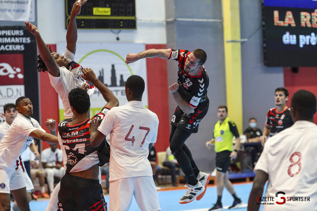 Handball Amiens Aph Vs Psg B 0045 Leandre Leber Gazettesports