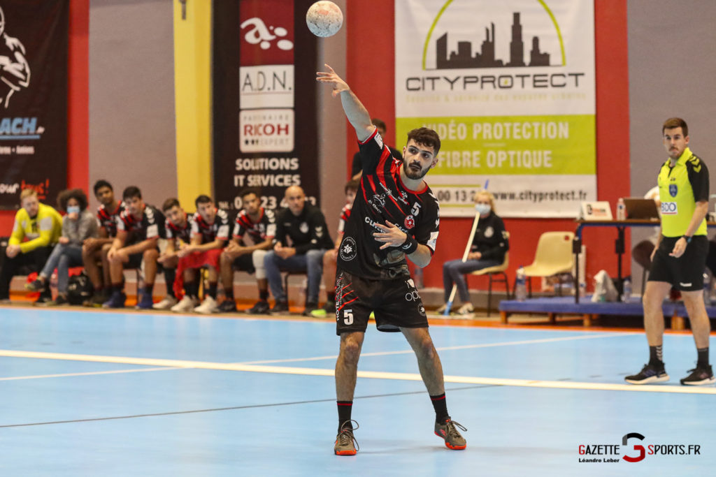 Handball Amiens Aph Vs Psg B 0060 Leandre Leber Gazettesports