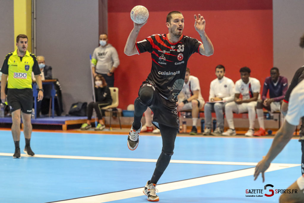 Handball Amiens Aph Vs Psg B 0061 Leandre Leber Gazettesports