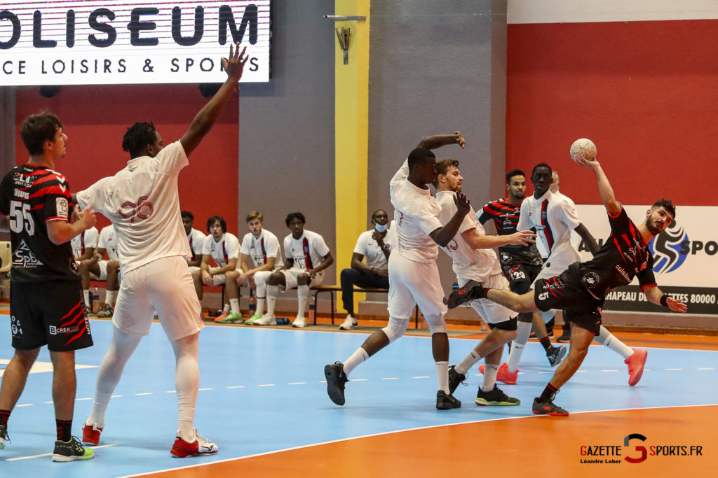 Handball Amiens Aph Vs Psg B 0064 Leandre Leber Gazettesports