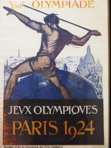 affiche des jeux olympiques de paris de 1924