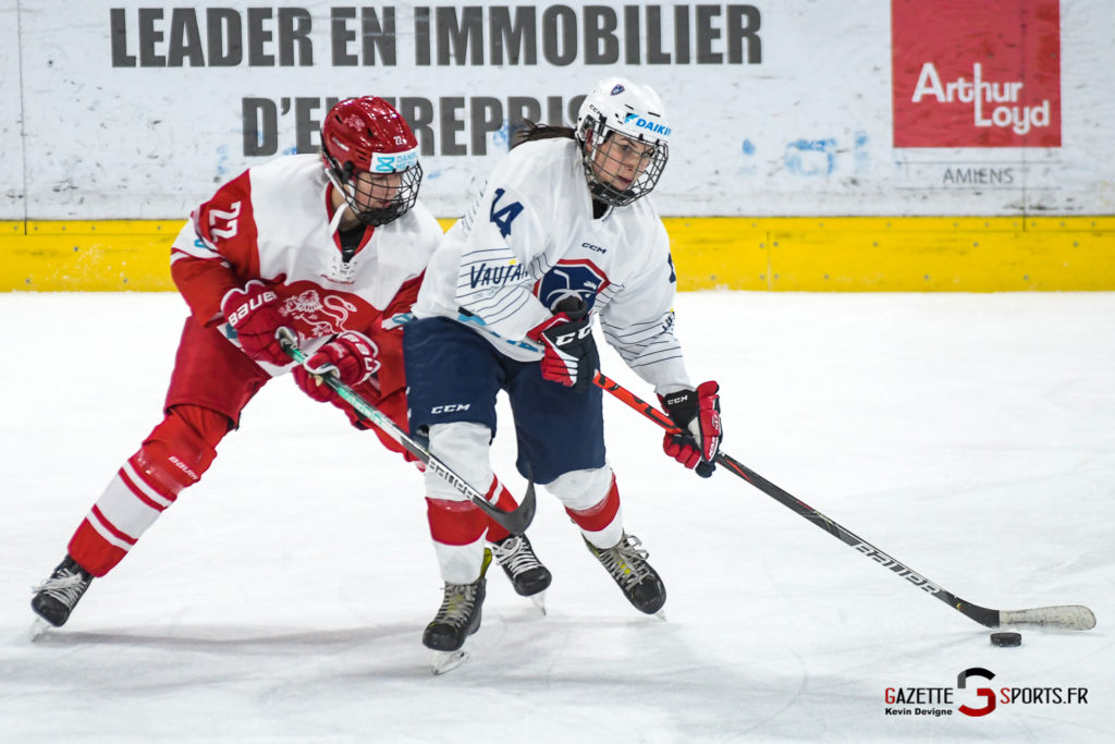 hockey sur glace tournoi des 4 nations equipe de france feminine danemark gazettesports kevin devigne 14