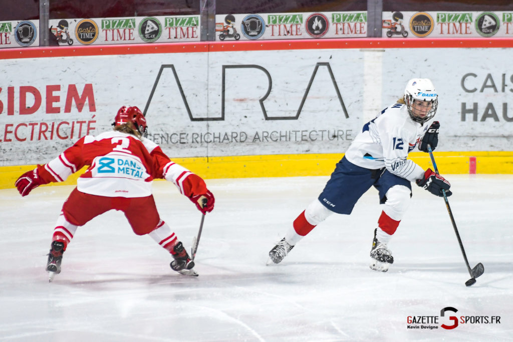 hockey sur glace tournoi des 4 nations equipe de france feminine danemark gazettesports kevin devigne 16
