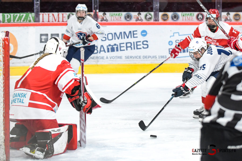 hockey sur glace tournoi des 4 nations equipe de france feminine danemark gazettesports kevin devigne 35