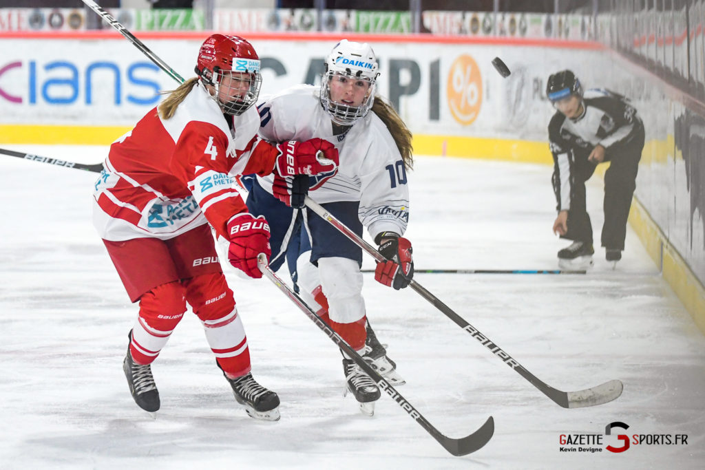 hockey sur glace tournoi des 4 nations equipe de france feminine danemark gazettesports kevin devigne 36