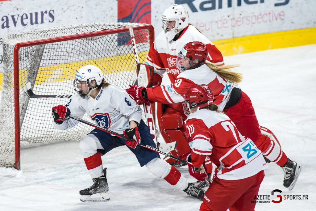 hockey sur glace tournoi des 4 nations equipe de france feminine danemark gazettesports kevin devigne 43