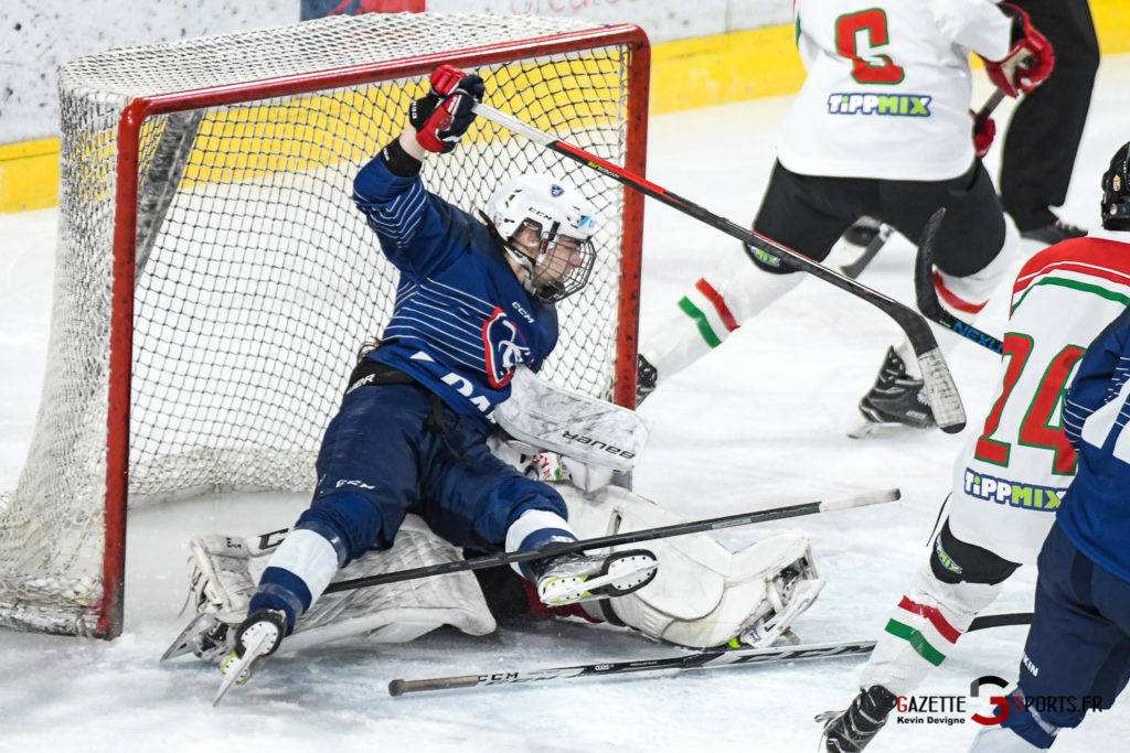 hockey sur glace tournoi des 4 nations equipe de france feminine hongrie gazettesports kevin devigne 014