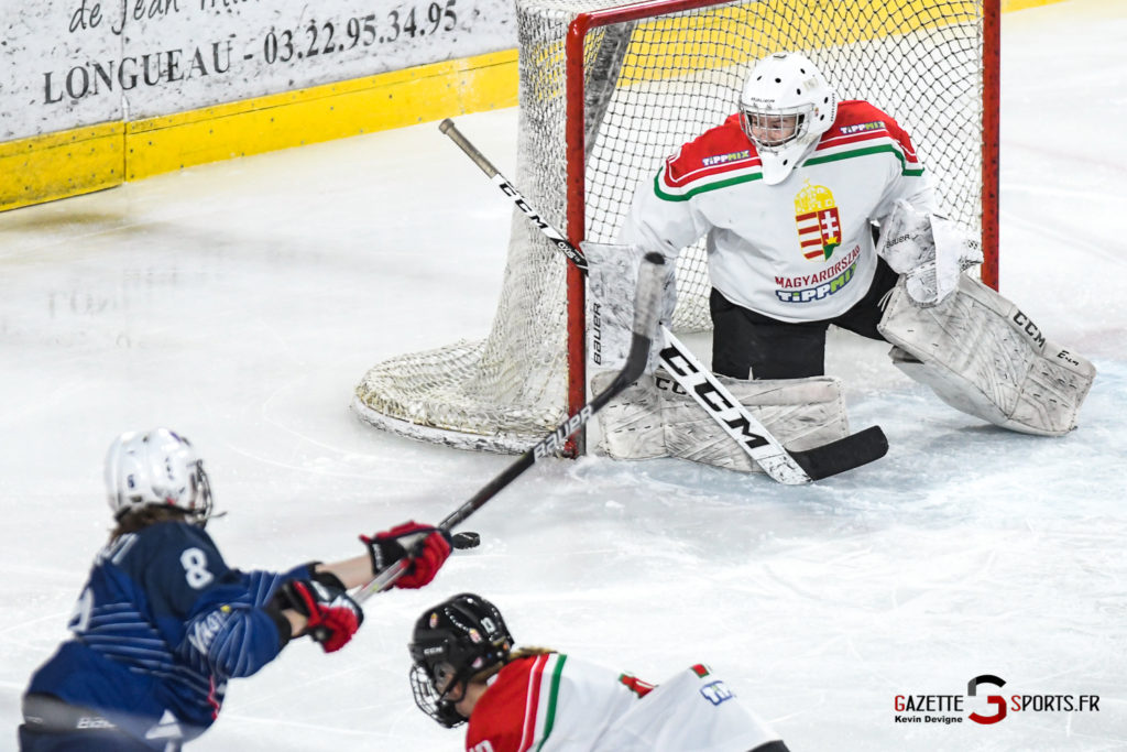 hockey sur glace tournoi des 4 nations equipe de france feminine hongrie gazettesports kevin devigne 020