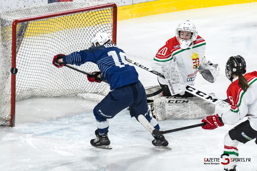 hockey sur glace tournoi des 4 nations equipe de france feminine hongrie gazettesports kevin devigne 021