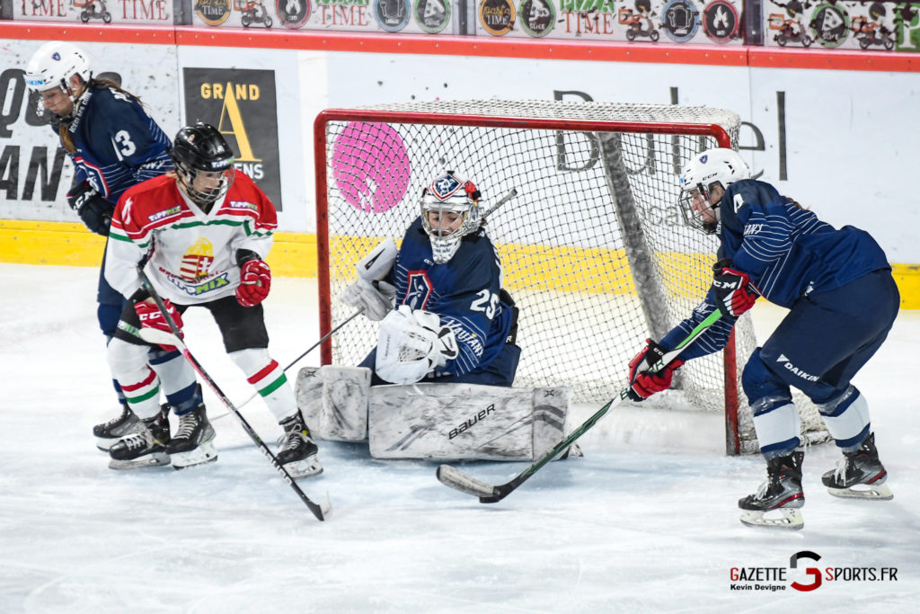 hockey sur glace tournoi des 4 nations equipe de france feminine hongrie gazettesports kevin devigne 022