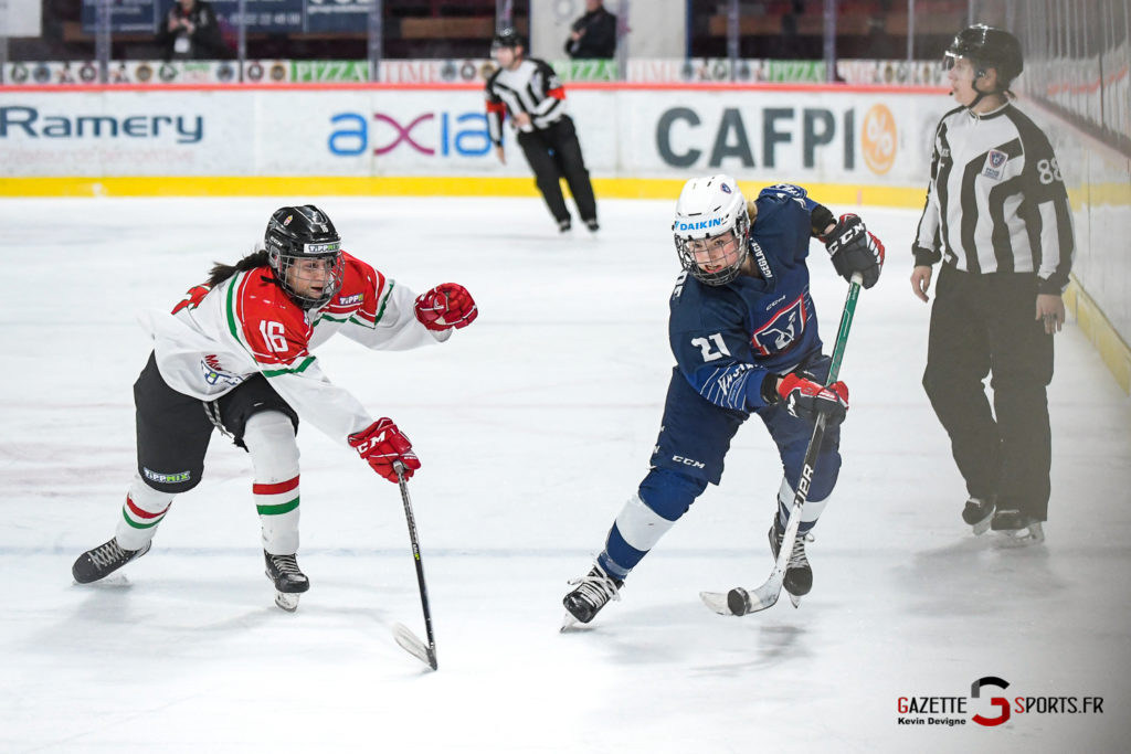hockey sur glace tournoi des 4 nations equipe de france feminine hongrie gazettesports kevin devigne 029