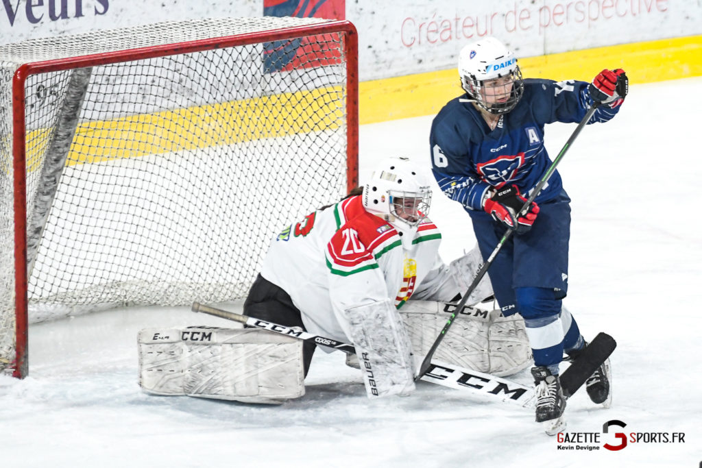 hockey sur glace tournoi des 4 nations equipe de france feminine hongrie gazettesports kevin devigne 034