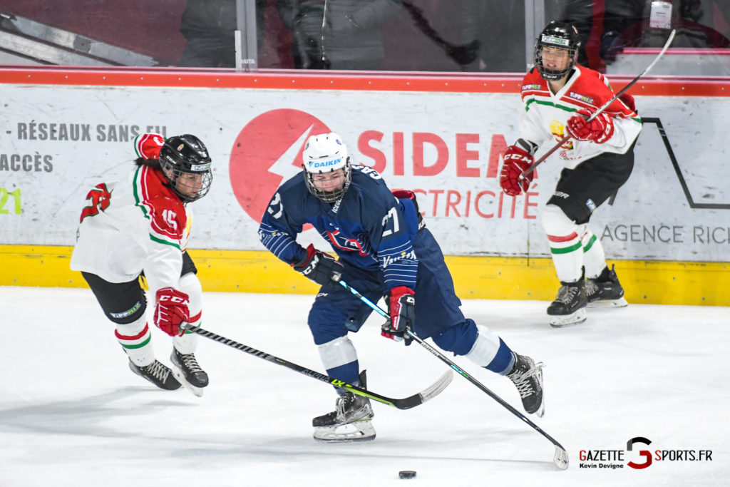 hockey sur glace tournoi des 4 nations equipe de france feminine hongrie gazettesports kevin devigne 035