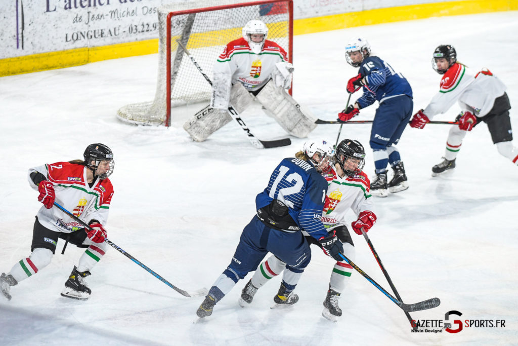 hockey sur glace tournoi des 4 nations equipe de france feminine hongrie gazettesports kevin devigne 036