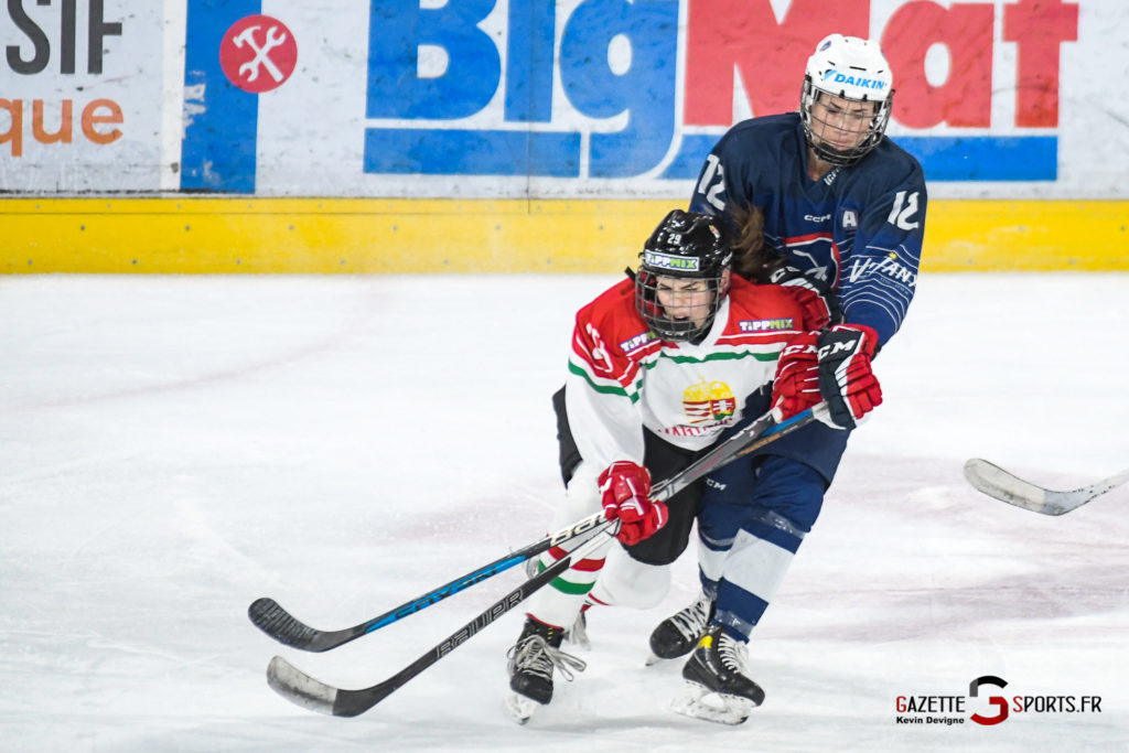 hockey sur glace tournoi des 4 nations equipe de france feminine hongrie gazettesports kevin devigne 037