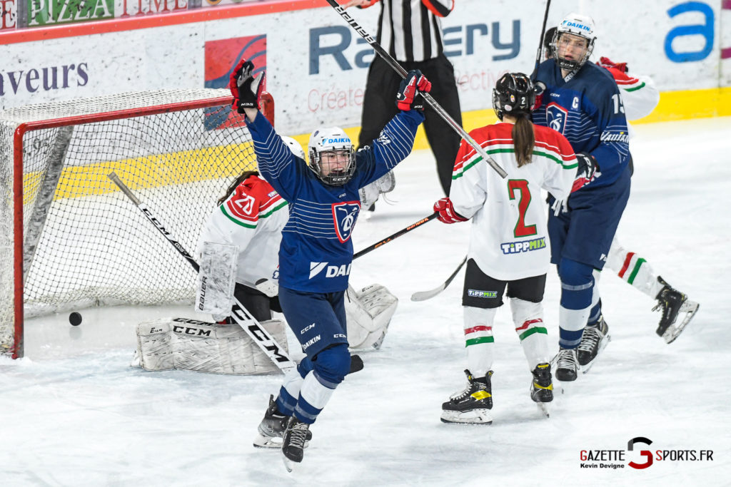 hockey sur glace tournoi des 4 nations equipe de france feminine hongrie gazettesports kevin devigne 040