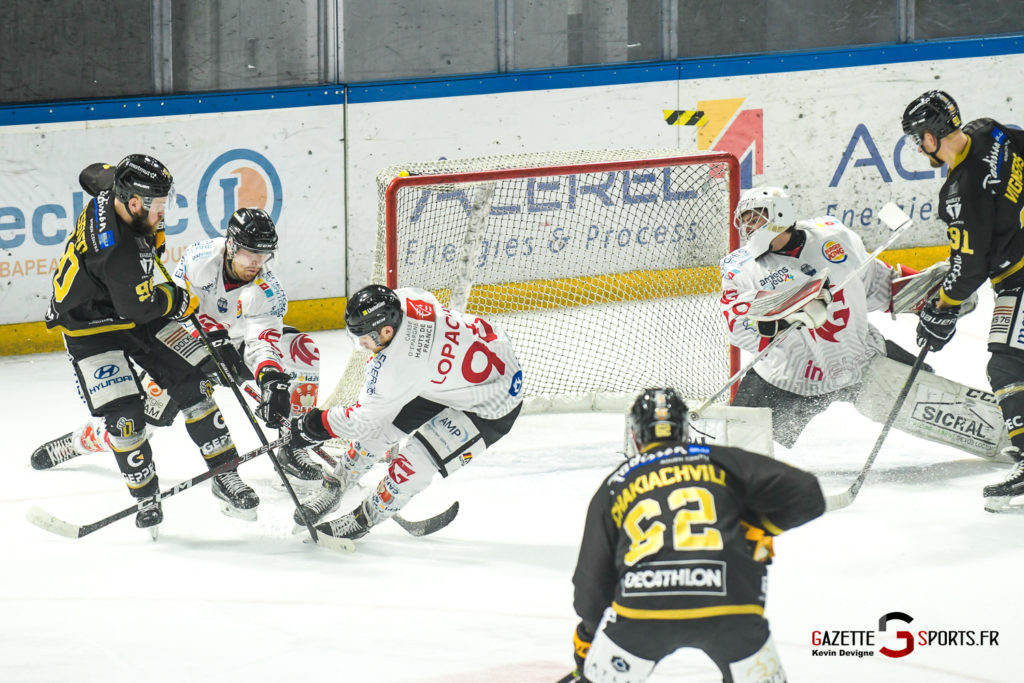 hockey sur glace ligue magnus play offs dragons de rouen gothiques amiens gazettesports kevin devigne 75