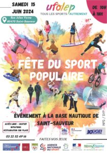 affiche fête du sport