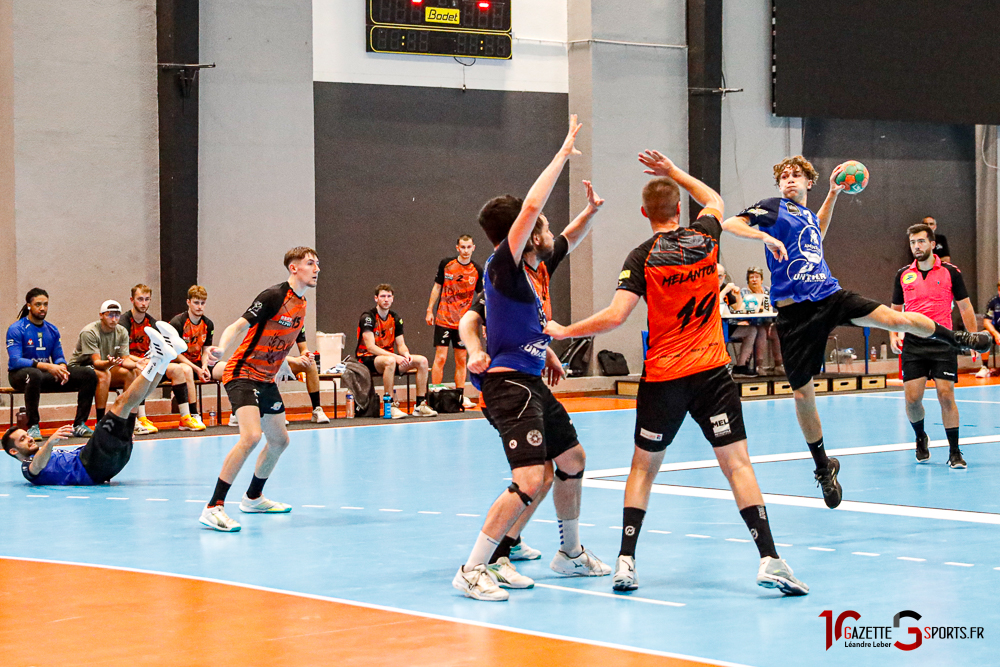 handball coupe de france amiens handball club ahc vs melantois leandre leber gazettesports 06