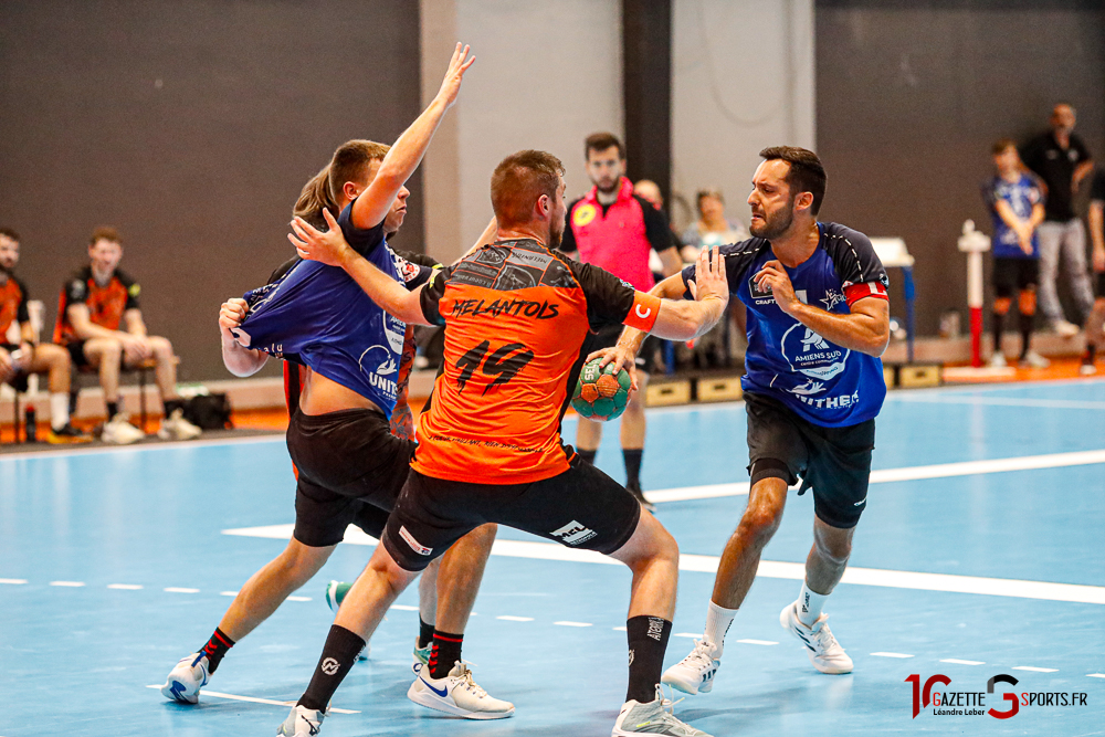 handball coupe de france amiens handball club ahc vs melantois leandre leber gazettesports 09