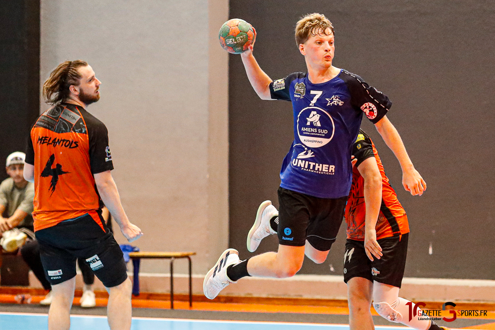 handball coupe de france amiens handball club ahc vs melantois leandre leber gazettesports 16