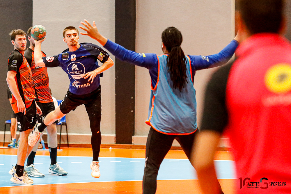 handball coupe de france amiens handball club ahc vs melantois leandre leber gazettesports 17