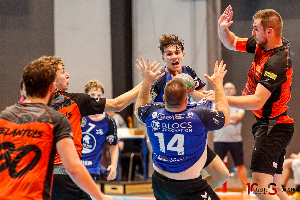 handball coupe de france amiens handball club ahc vs melantois leandre leber gazettesports 18