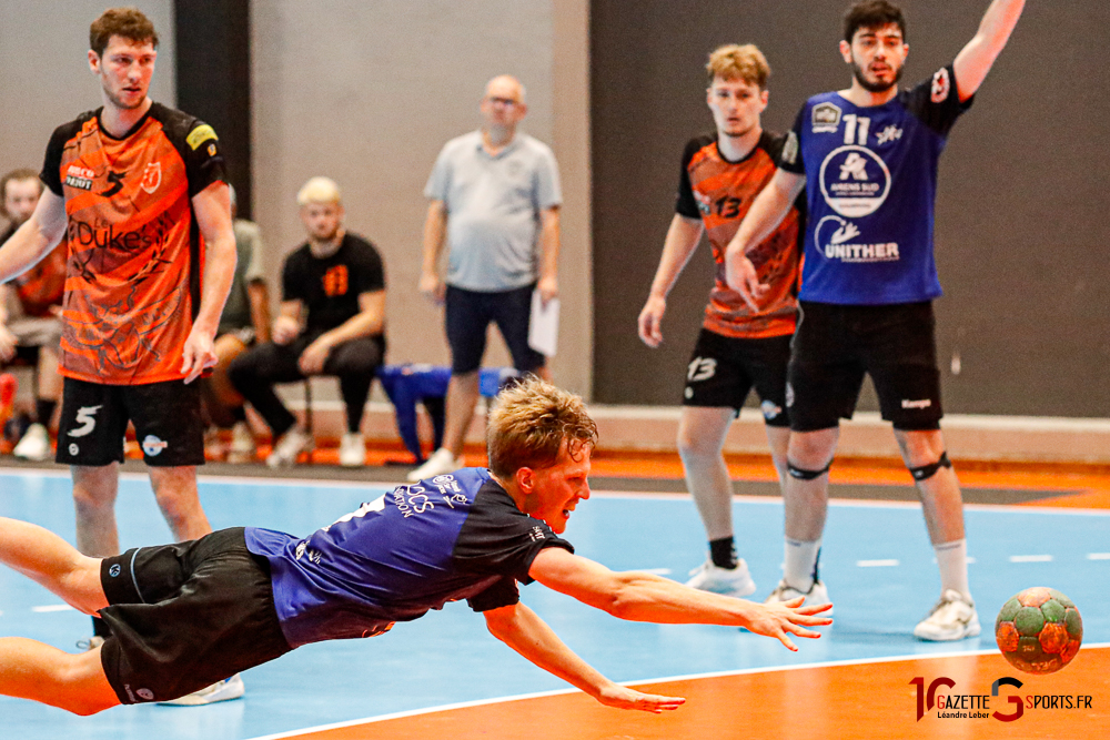 handball coupe de france amiens handball club ahc vs melantois leandre leber gazettesports 19