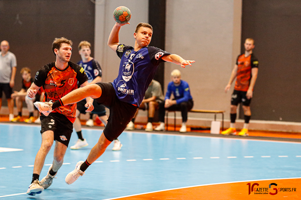 handball coupe de france amiens handball club ahc vs melantois leandre leber gazettesports 22