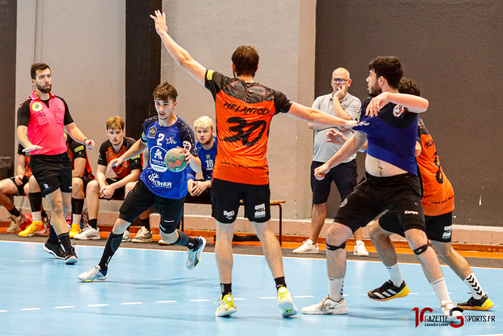 handball coupe de france amiens handball club ahc vs melantois leandre leber gazettesports 23