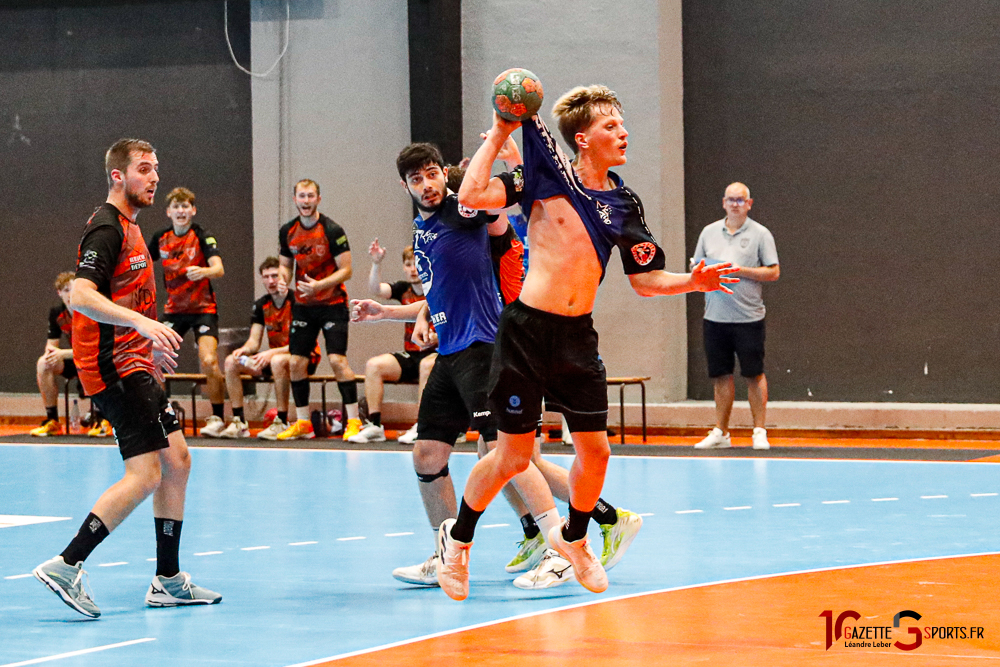 handball coupe de france amiens handball club ahc vs melantois leandre leber gazettesports 24