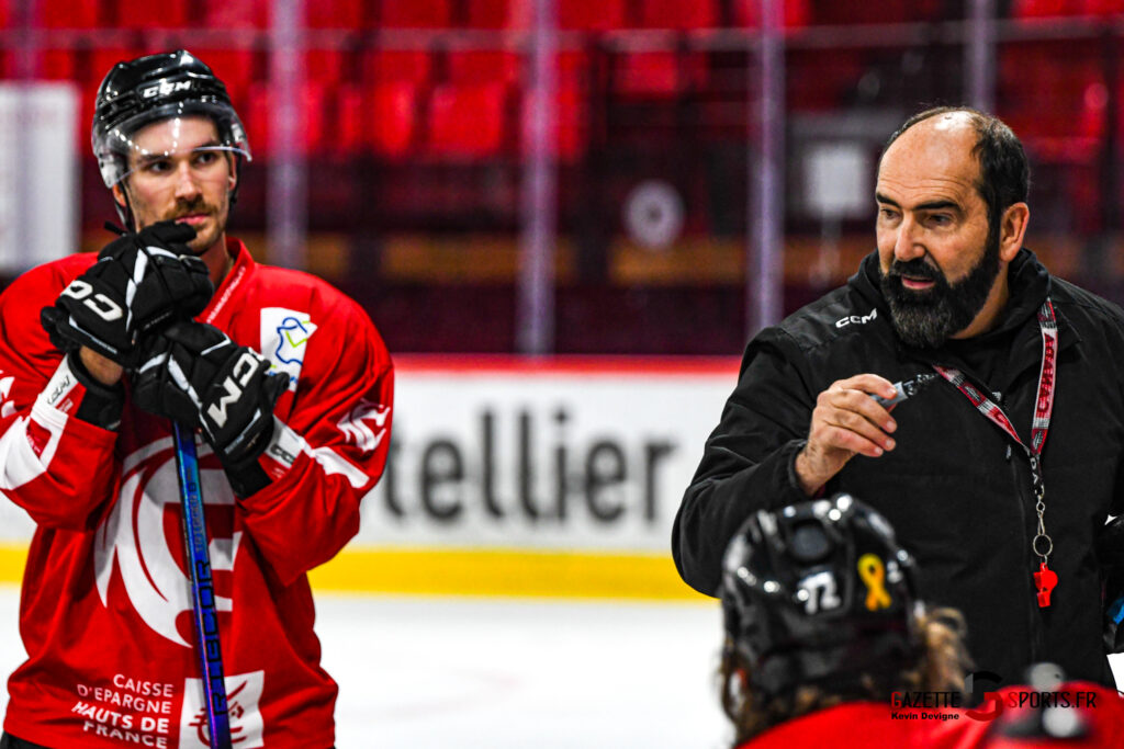 hockey sur glace ligue magnus gothiques amiens entrainement gazettesports kevin devigne 10