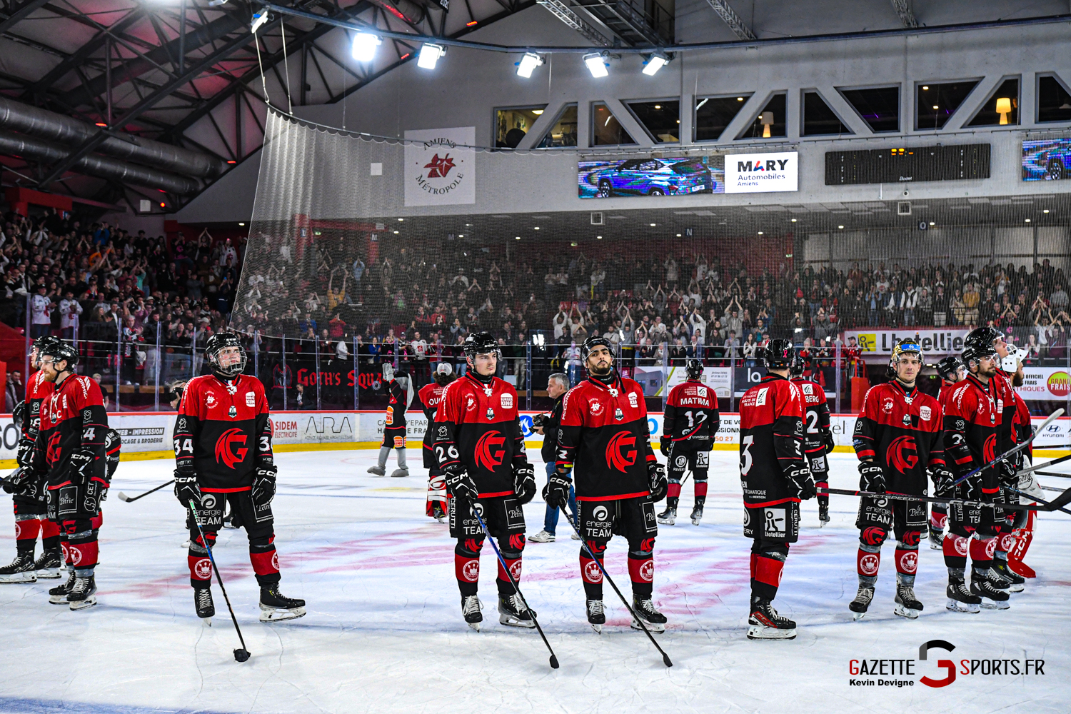 hockey sur glace ligue magnus gothiques amiens pionniers chamonix gazettesports kevin devigne