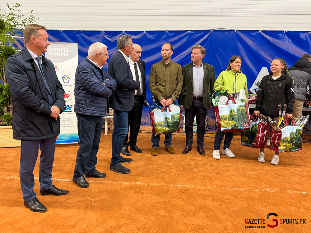 tennis remise des raquettes ligue de tennis et somme 002 leandre leber gazettesports