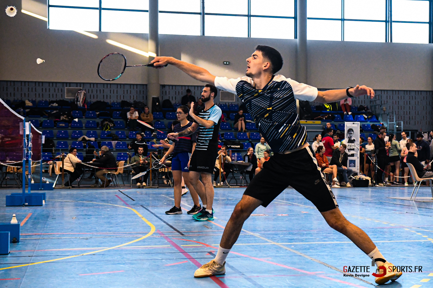 badminton tournoi duo mixto 2024 auc gazettesports kevin devigne 15