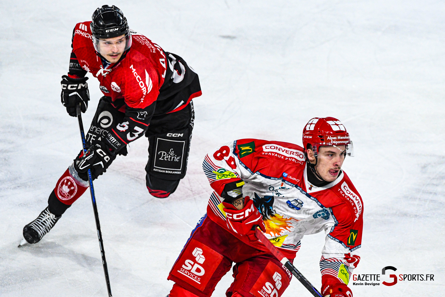 hockey sur glace ligue magnus gothiques amiens bruleurs de loups grenoble gazettesports kevin devigne 33