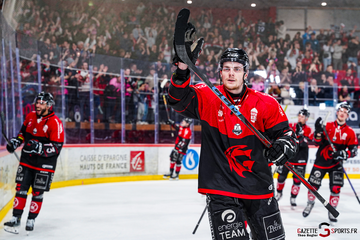 hockey sur glace ligue magnus play offs match 6 gothiques amiens dragons rouen gazette sports théo bégler 083