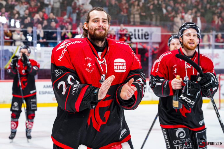 hockey sur glace ligue magnus play offs match 6 gothiques amiens dragons rouen gazette sports théo bégler 086
