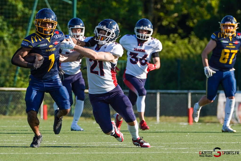 football américain division 2 spartiates amiens fragons paris gazette sports théo bégler 007