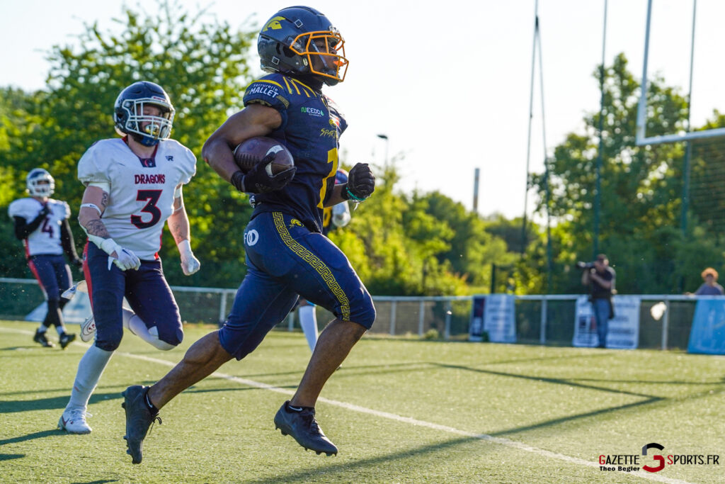 football américain division 2 spartiates amiens fragons paris gazette sports théo bégler 019