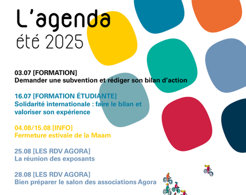 agenda maam été 25