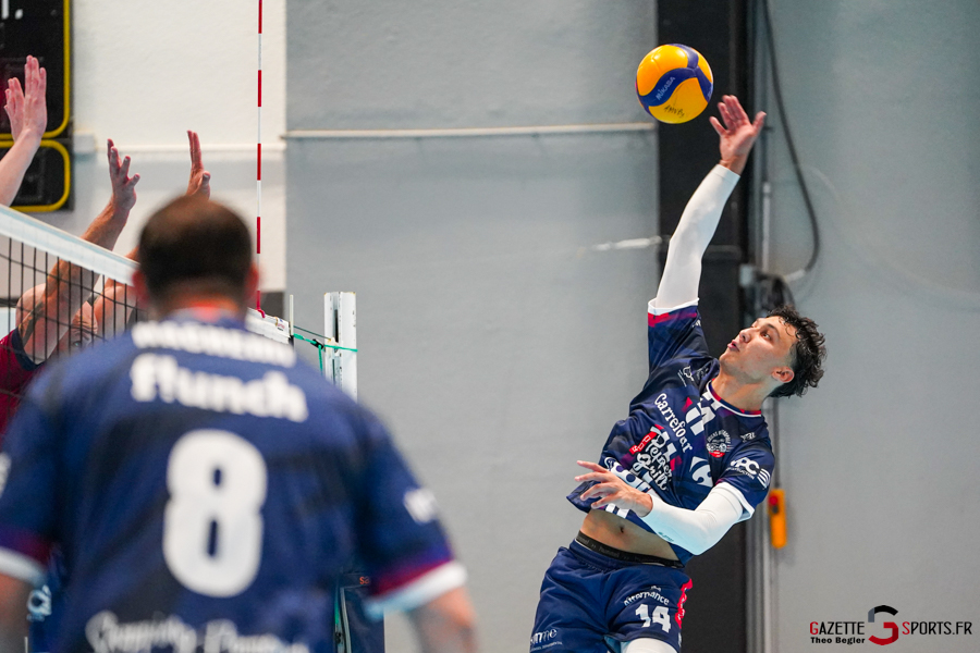 volley ball élite j1 amvb amiens métropole volley ball bellaing porte du hainaut gazette sports théo bégler 025