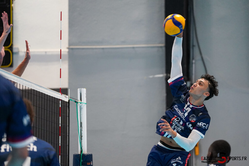 volley ball Élite amvb amiens metropole volley ball bellaing gazette sports théo bégler 3