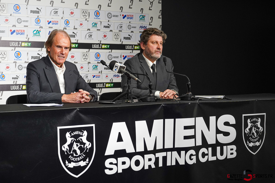 conf&eacute;rence de presse amiens sc ligue 2 bkt