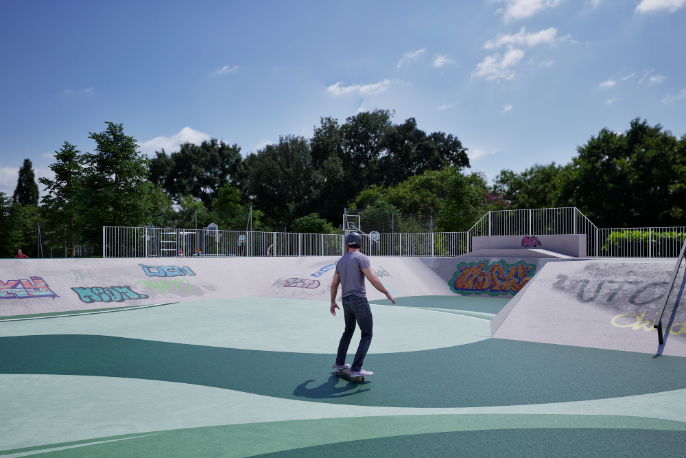 vue skateparc crédit osmose ingénierie