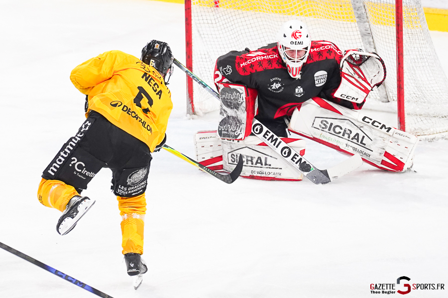 gothiques d’amiens v dragons de rouen ligue magnus journée 40 amiens